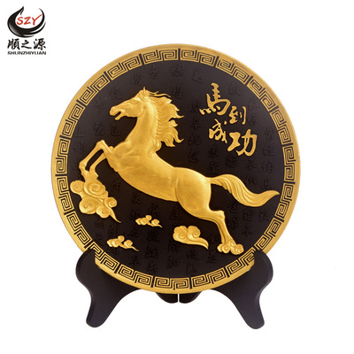 活性炭雕工艺品 环保与艺术的完美融合——马到成功系列首发体验